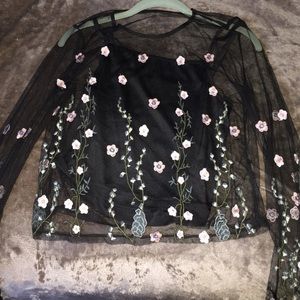 FOREVER 21 sheer top